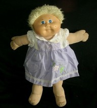 VINTAGE SHORT BLONDE CABBAGE PATCH KIDS BABY DOLL GIRL STUFFED ANIMAL TO... - $32.73