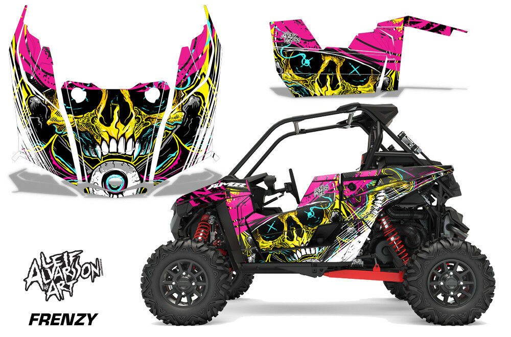 UTV Graphics Kit Side X side Decal Sticker Wrap For Polaris RZR RS1