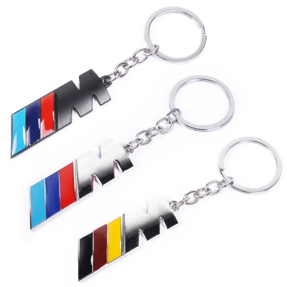 PERFORMANCE Keychain for BMW M Keyring Key Chain Ring Fob Carbon Fiber