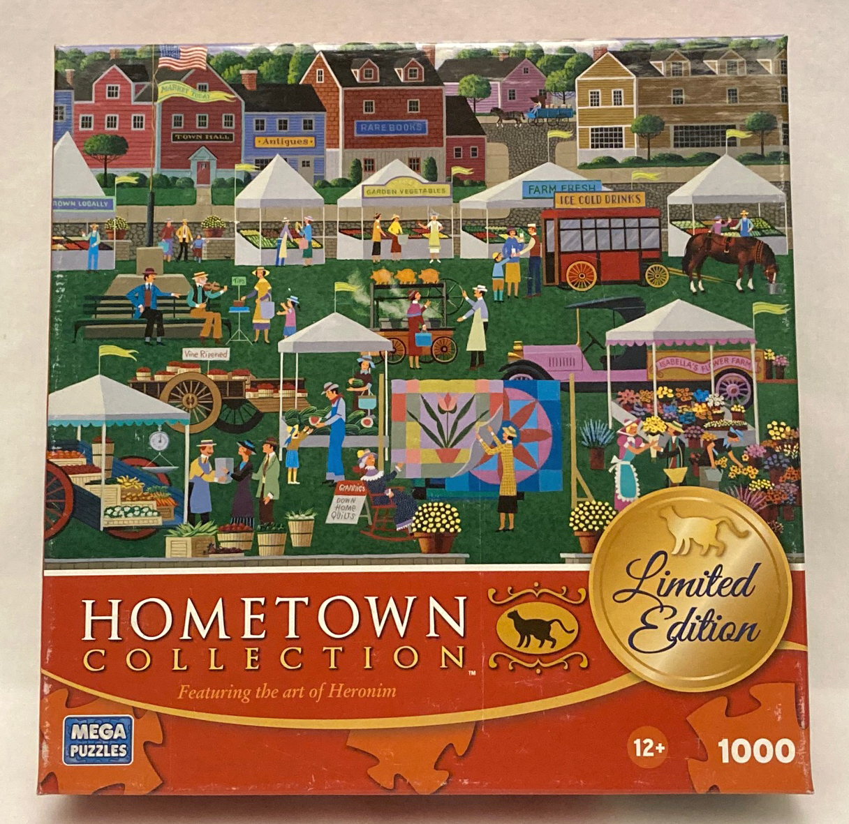 Heronim Harry Wysocki puzzle Farmer's Market 1000 piece Mega 2011 - Jigsaw