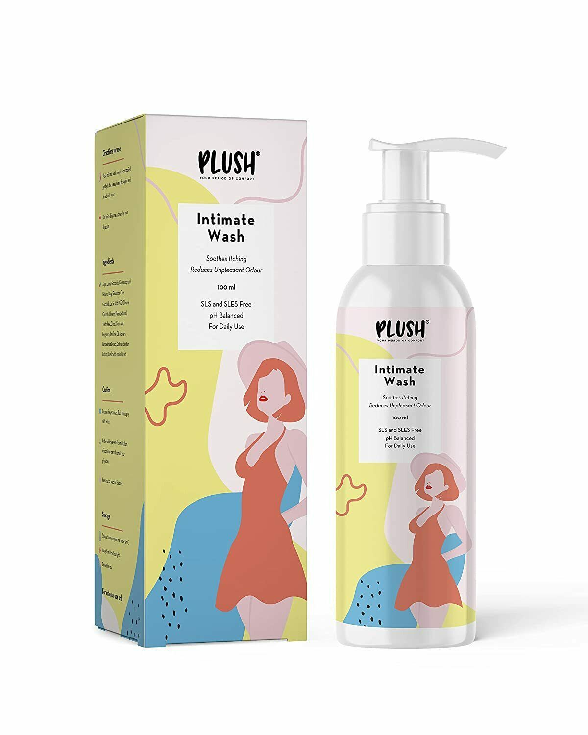 Plush All Natural Intimate&Vaginal Wash for Women|Rich Tea Tree Oil & Neem 100ML