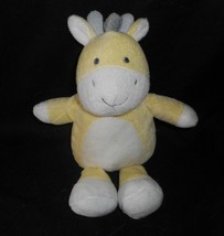 10" Carter's Yellow & Gray Baby Giraffe Stuffed Animal Plush Toy Lovey # 61195 - $45.82