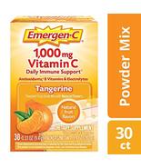 Emergen-C Vitamin C 1000mg Powder (30 Count, Tangerine Flavor, 1 Month S... - $23.02