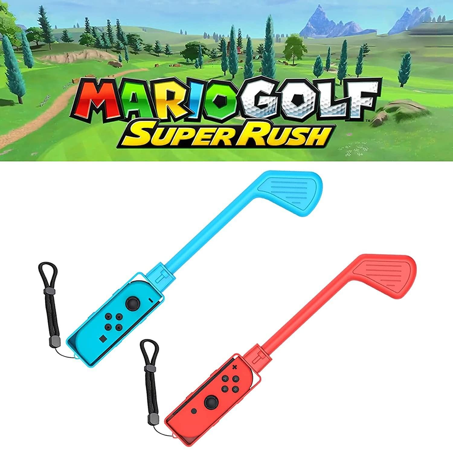 Switch Golf Rod Compatible For Switch Mario Golf:Super Rush Game,Golf