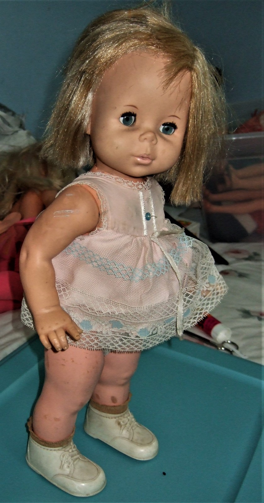 first walking doll