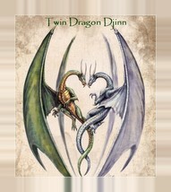 Twin Dragon DJINN DIETY High IQ Stamina Psychic Strength Rulers Of Divin... - $89.00
