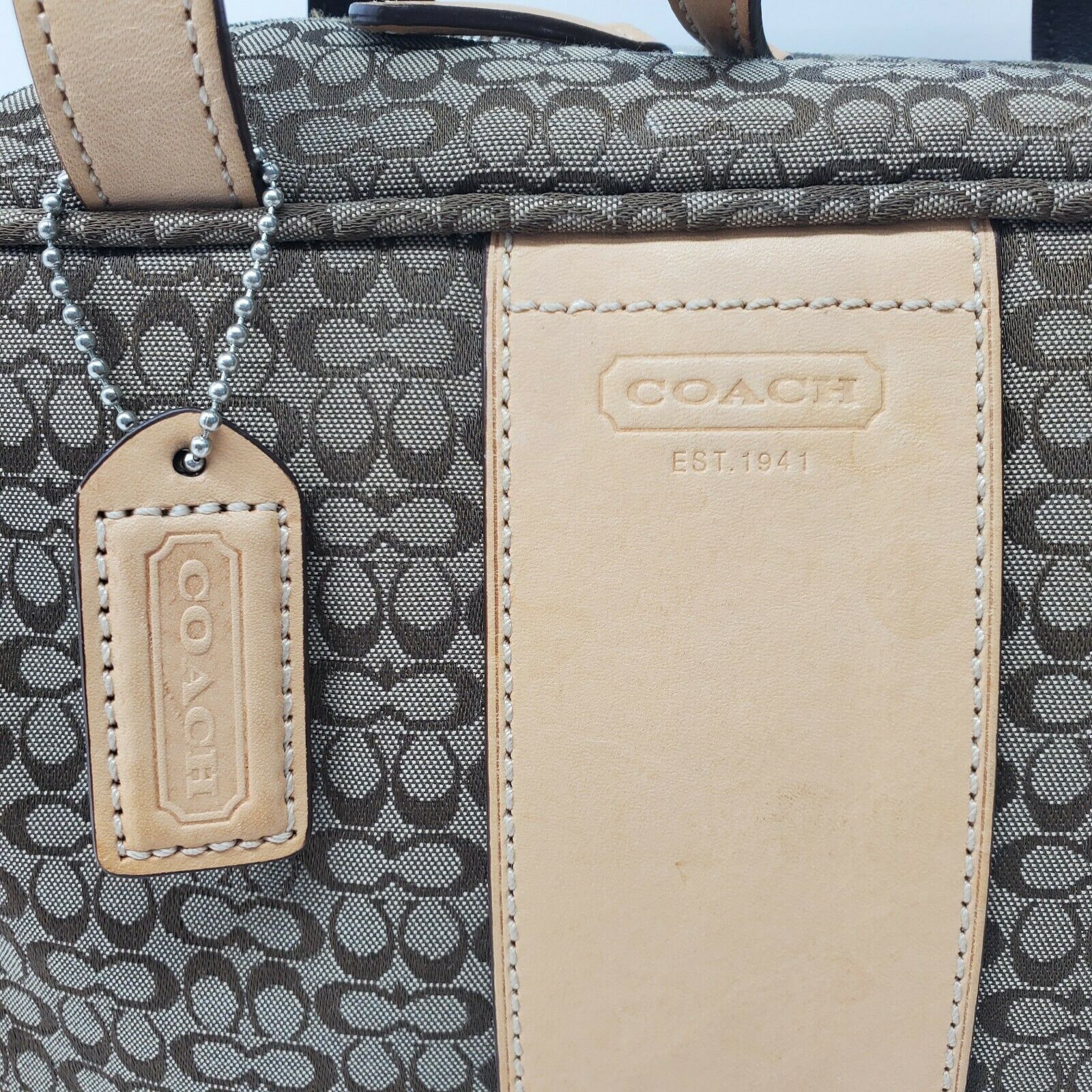 coach cosmetic bag set