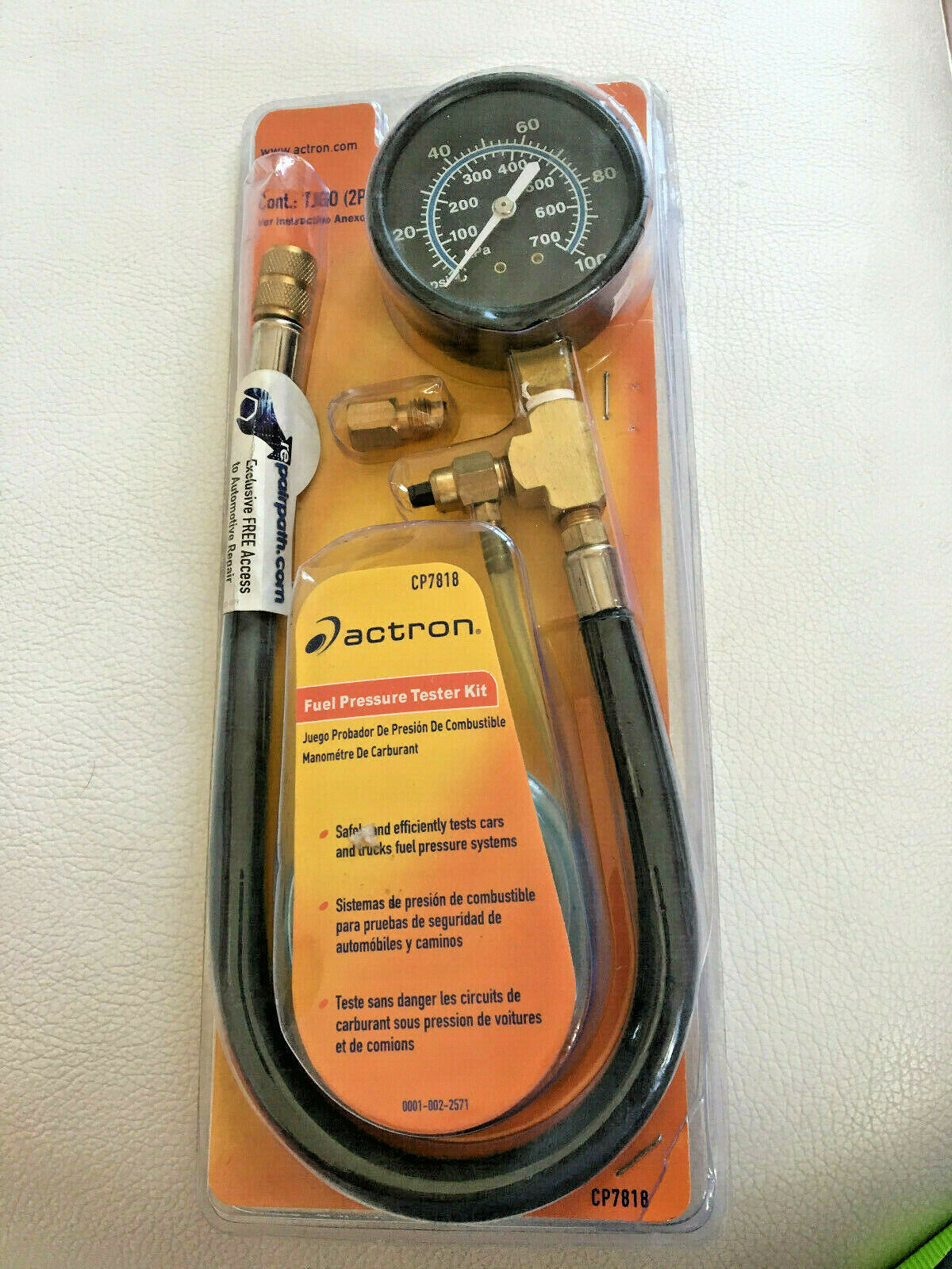 Actron CP7818 Fuel Pressure Tester Kit Everything Else