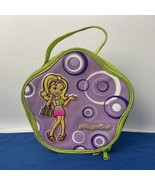 Polly Pocket Tara 2003 Lunch Snack Doll Carry All Tote Purple Case Stora... - $8.90