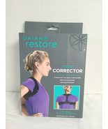 Gaiam Restore Posture Corrector Unisex One Size Black Reduces Slouching New - $16.82