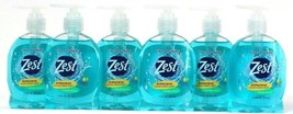 6 Bottles Zest 7.5 Oz Fresh Aqua Plus Vitamin E & Aloe Liquid Hand Soap Exp 9/22
