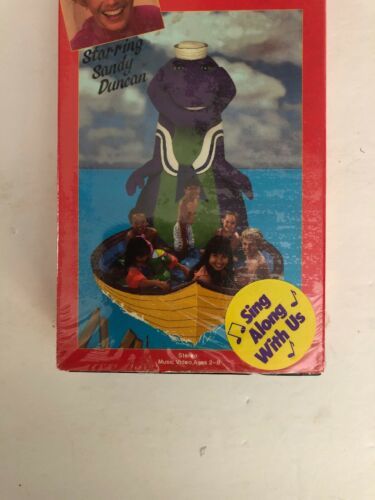 Barney-A Day at the Beach(VHS 1988)Sandy Duncan-SUPER RARE BOX & TAPE ...