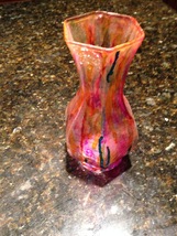 decorative Multicolored Glass Vase 7.5" - $24.99