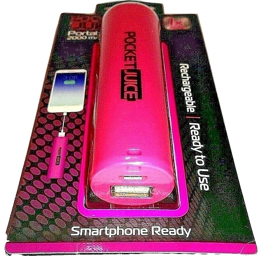Tzumi Pocket Juice 2000 mAh Portable Battery Charger Includes USB Cable