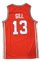 Kendall Gill Fighting Illinois College Basketball Jersey Sewn Orange Any Size image 2