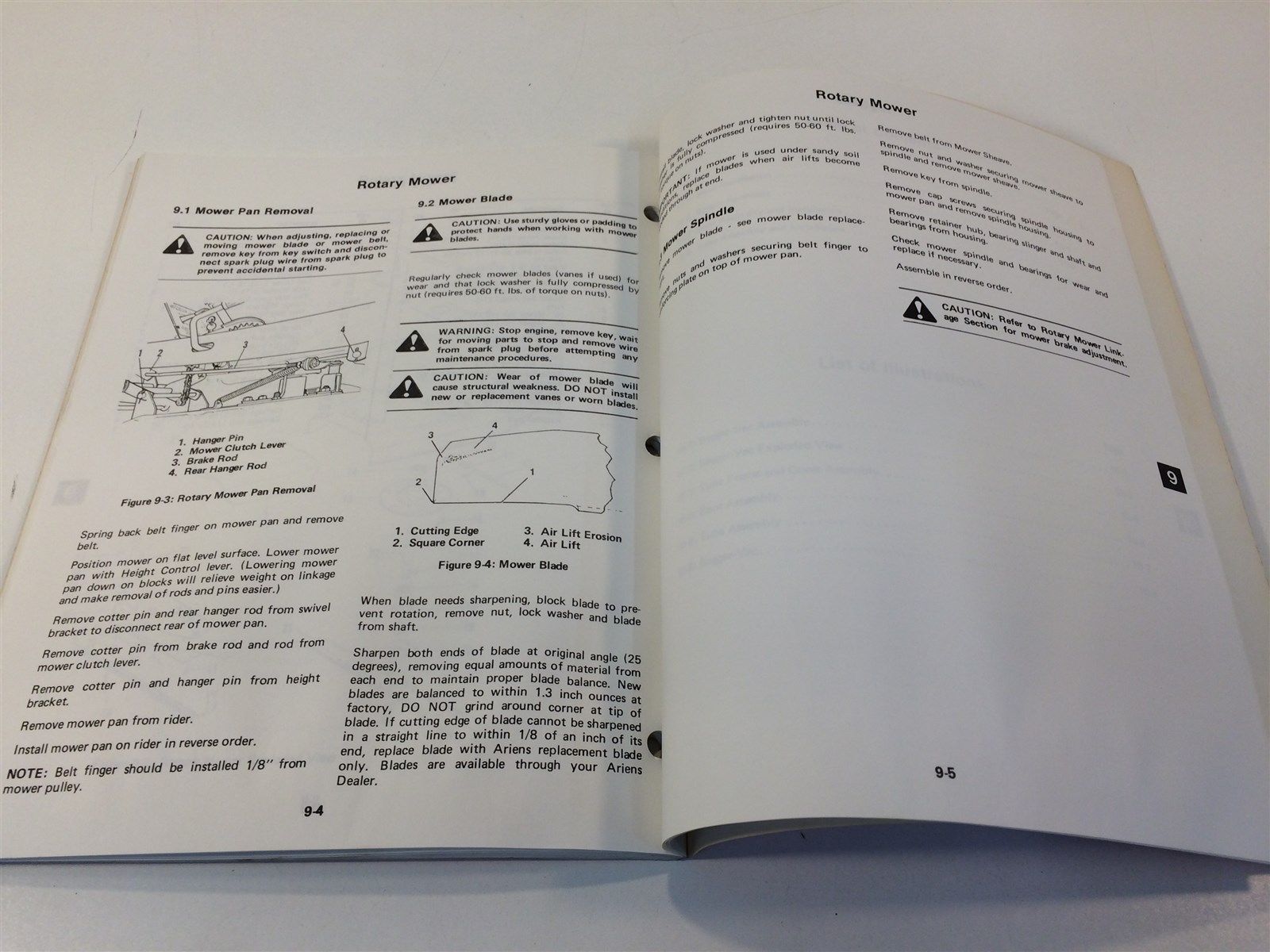 Ariens 912 Series Riding Mower Repair Manual OEM Original