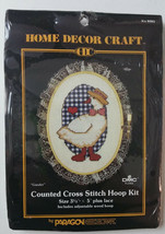 Paragon Counted Cross Stitch Kit With Hoop Gander Rooster Heart Basket Choice - $11.99