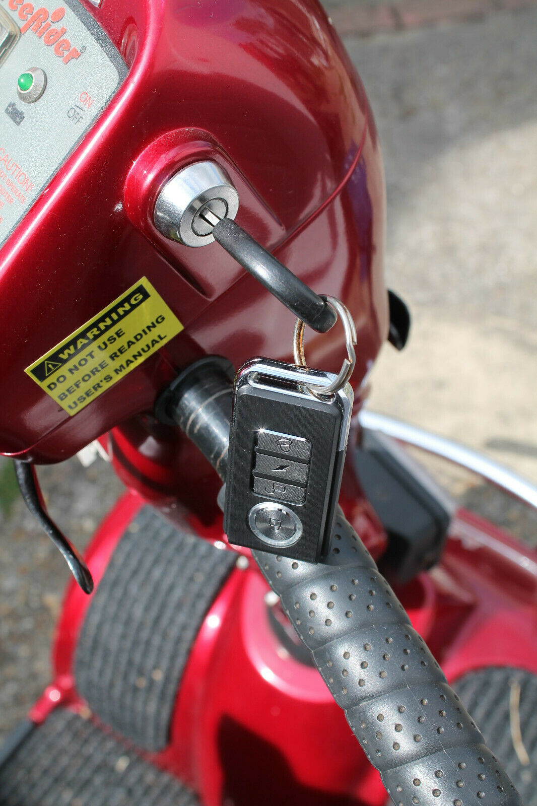 scooty anti theft lock