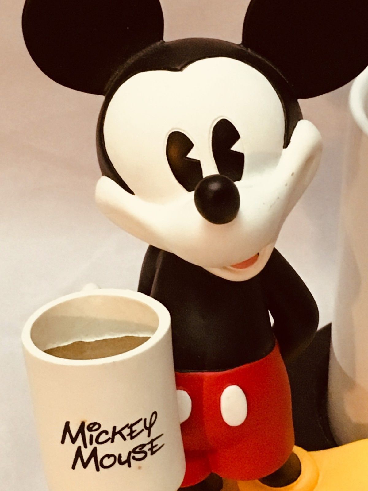 Rare Vintage Disney Collectible Mickey Mouse white coffee cup mug ...