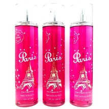 3 Bath &amp; Body Works Paris Pink Champagne &amp; Tulips Fine Fragrance Mist Sp... - $26.55