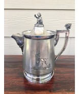 Antique silver plated Wilcox Victorian Era pitcher 1854 - $295.00