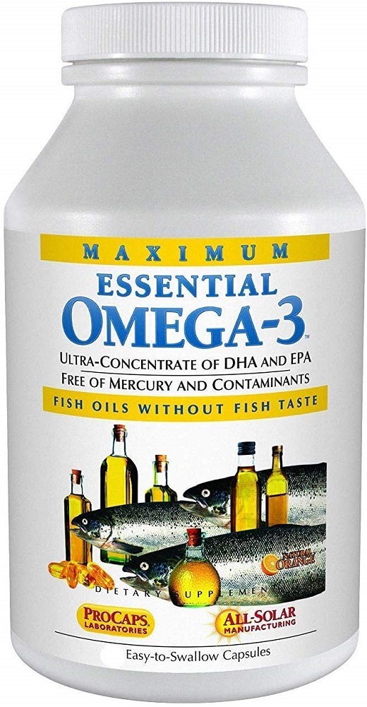Andrew Lessman Maximum Essential Omega-3 Orange 180 Softgels - High Potency