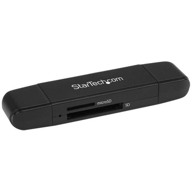 StarTech.com USB 3.0 Memory Card Reader for SD and microSD Cards - USB-C and USB