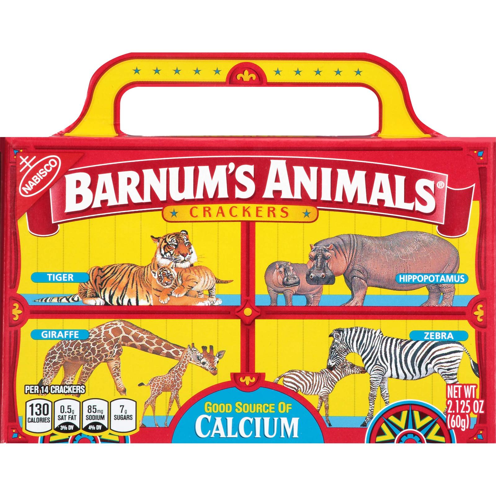 Barnum's Animal Crackers, 2.125Ounce Boxes (Pack of 24)(Packaging may