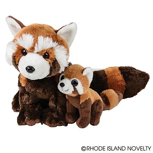 reversible plush red panda