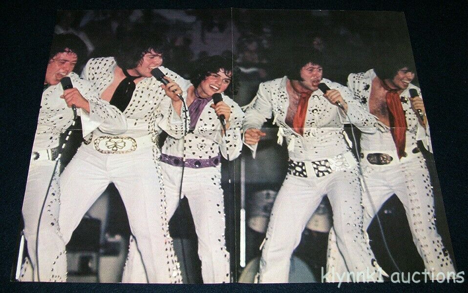 Donny Osmond in Concert POSTER Osmond Brothers on back Vintage 1970's