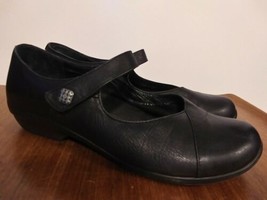 Dansko Mary Jane Womens EU 39 US 9 Black Leather Comfort Shoes Professional (FF) - $23.47