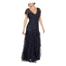 Adrianna Papell  Sequined Sheath Evening Dress, Navy, 6 - $168.29