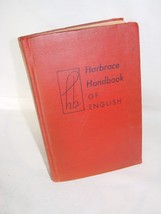 Vintage Collectable 1941 HARBRACE HANDBOOK OF ENGLISH BY JOHN C HODGES 4... - $48.50