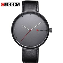 2017 CURREN Men Watches Luxury Brand Famous Watches Men Ultra Thin Quartz-Watch  - $21.85