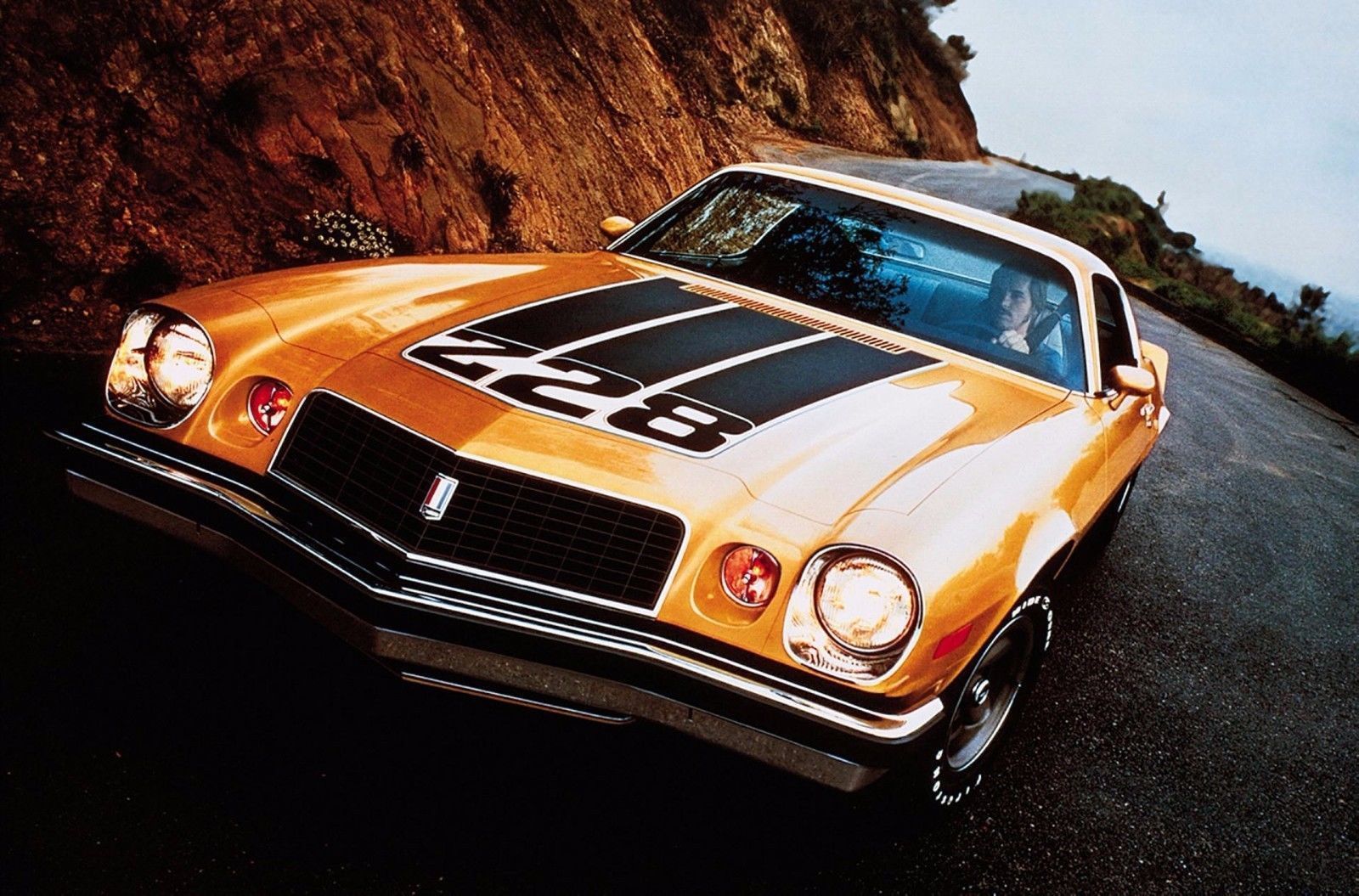 1974 CHEVROLET CAMARO Z28 (Road) POSTER | 24 x 36 INCH | muscle car