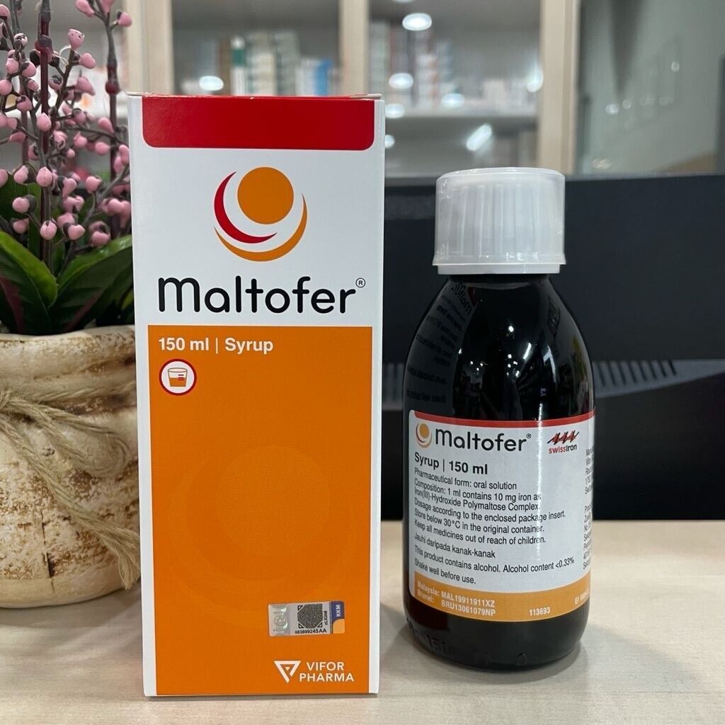 MALTOFER SYRUP 150ml SUPPLEMENTS FOR IRON DEFICIENCY Free Ship