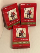 Lot of 3 Canon 4x6 Photo Paper Plus Glossy II PP-301 Inkjet Print- 300 Sheets - $14.95