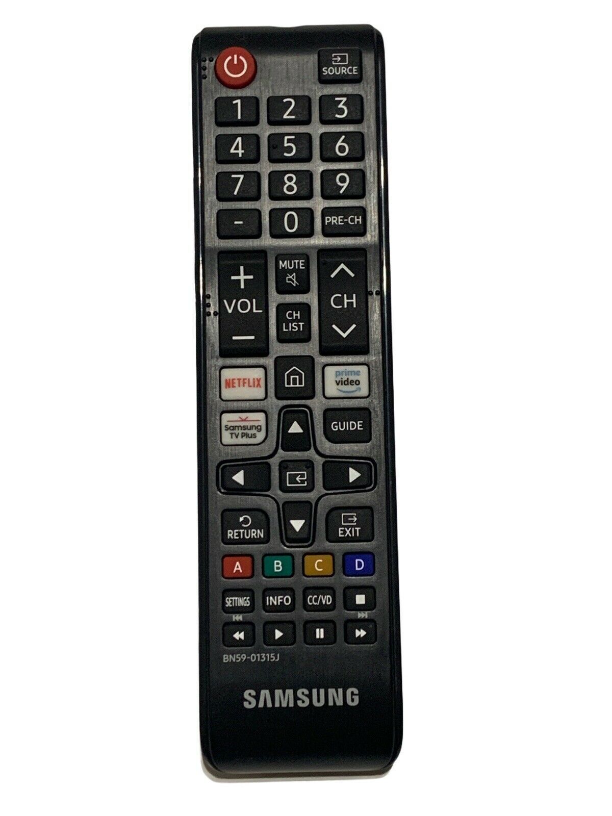 Samsung Oem Remote Control With Netflix Hotkey Black Bn59 01315j Remote Controls