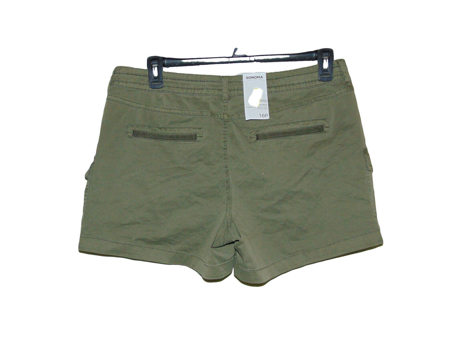 Sonoma Od Green Cargo Shorts 16P Women Petite New - Shorts