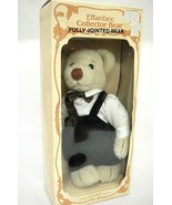 Effanbee Gordon Jointed Bear by Carol-Lynn Waugh #6427 Black Velveteen w... - $18.80