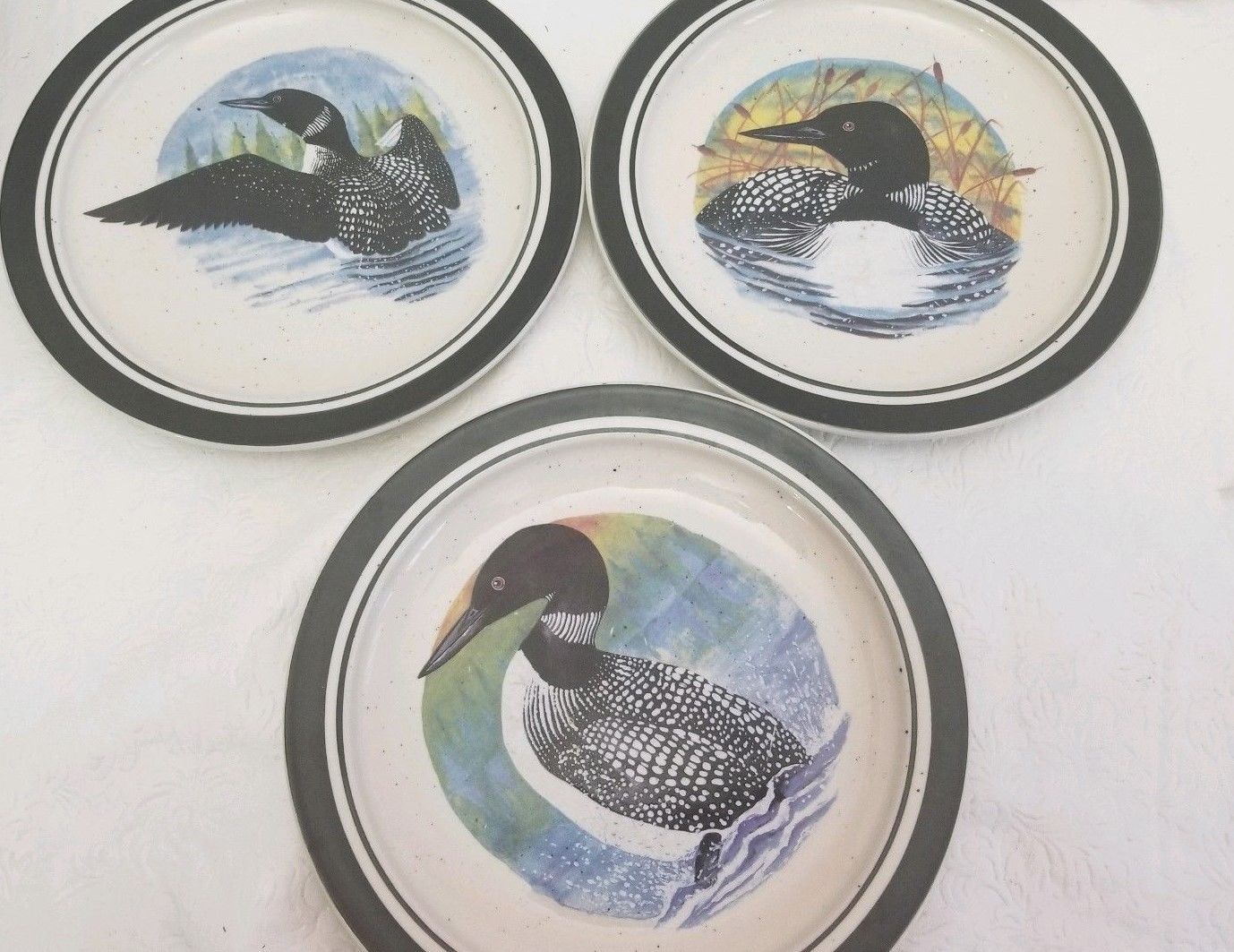 Folkcraft Stoneware Loon Lake Audubon Scotty and 50 similar items Folkcraft Stoneware Loon Lake Audubon Scotty and 50 similar items