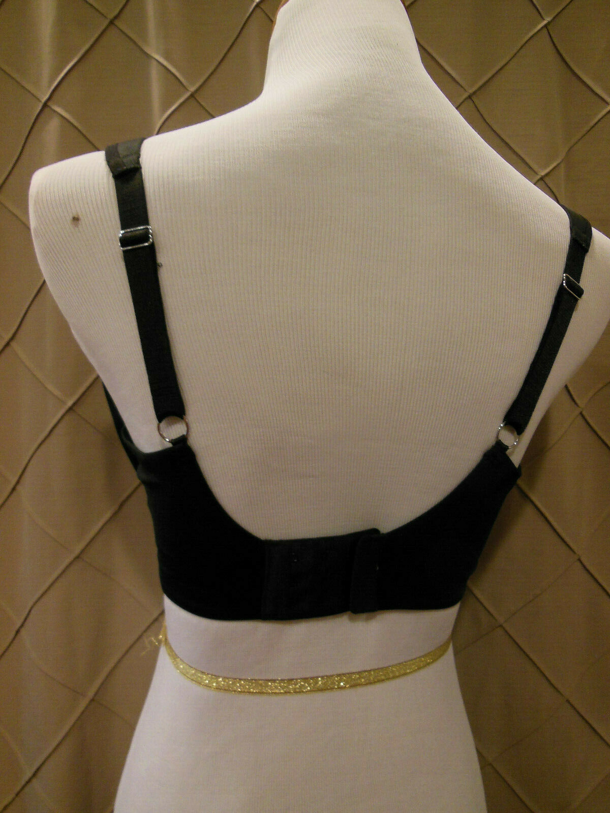 Jockey RealFit Bra Lightly Padded Black Size 10 34 Cup 03 Style 6701