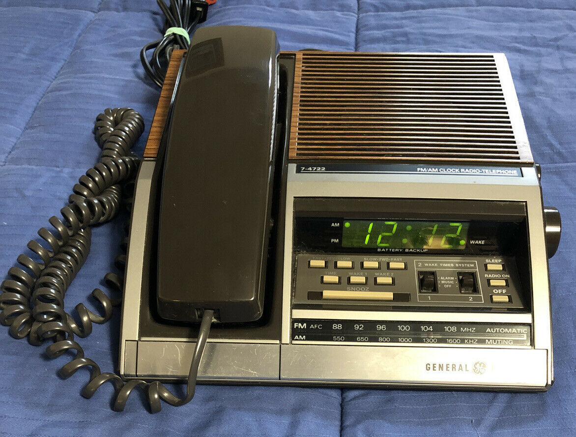 radio clock phone radio clock phone