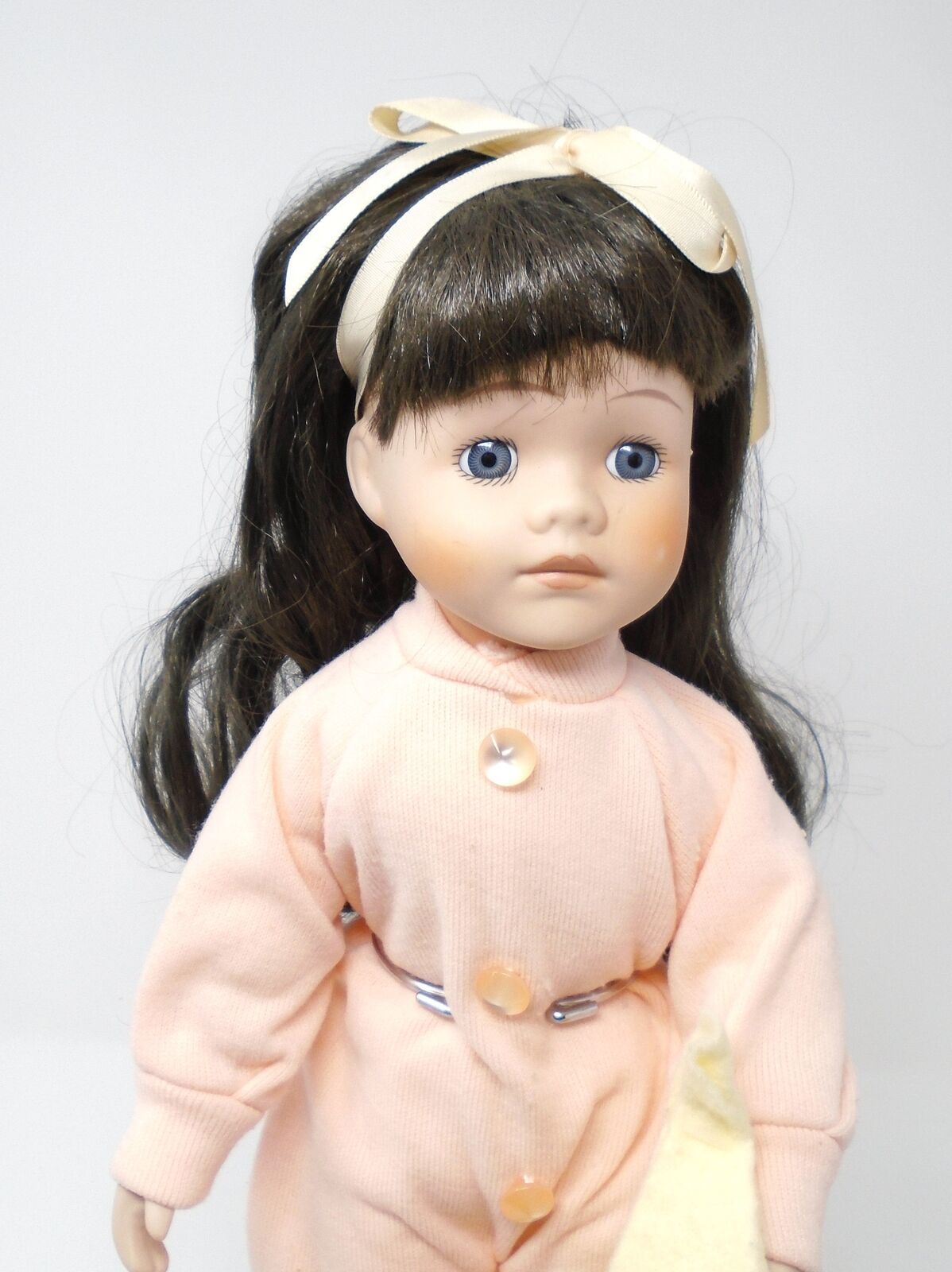 Vintage 1989 Fine Porcelain House of Lloyd Doll "Pajama Baby" with