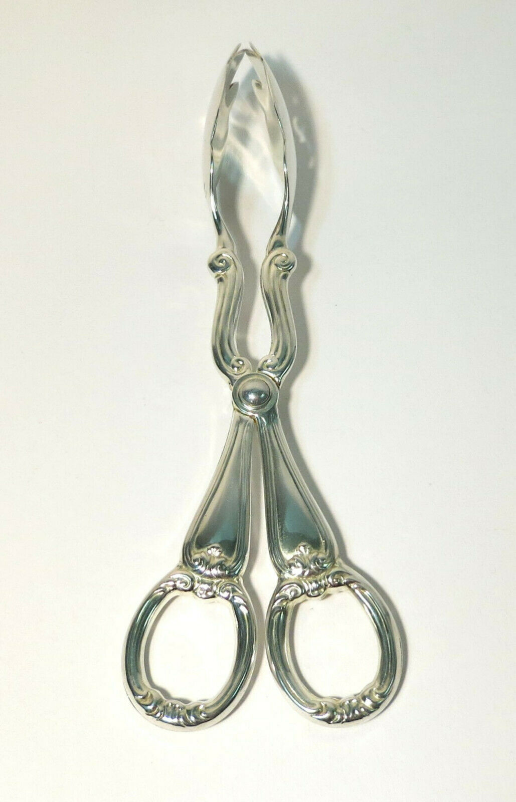 Genuine GORHAM HERITAGE ITALY Silver Plated 7" Salad or Pastry Tongs
