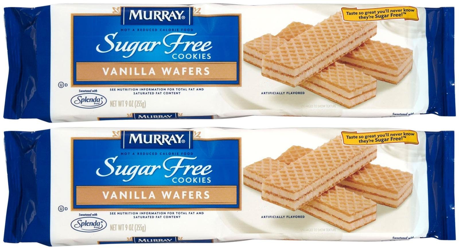 Murray SugarFree Vanilla Creme Wafer Cookies 9 oz 2 Pack Cookies
