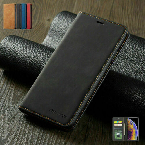 For iPhone 13 Pro Max 13Pro 13Mini  Leather Wallet Magnetic Flip Case Cover