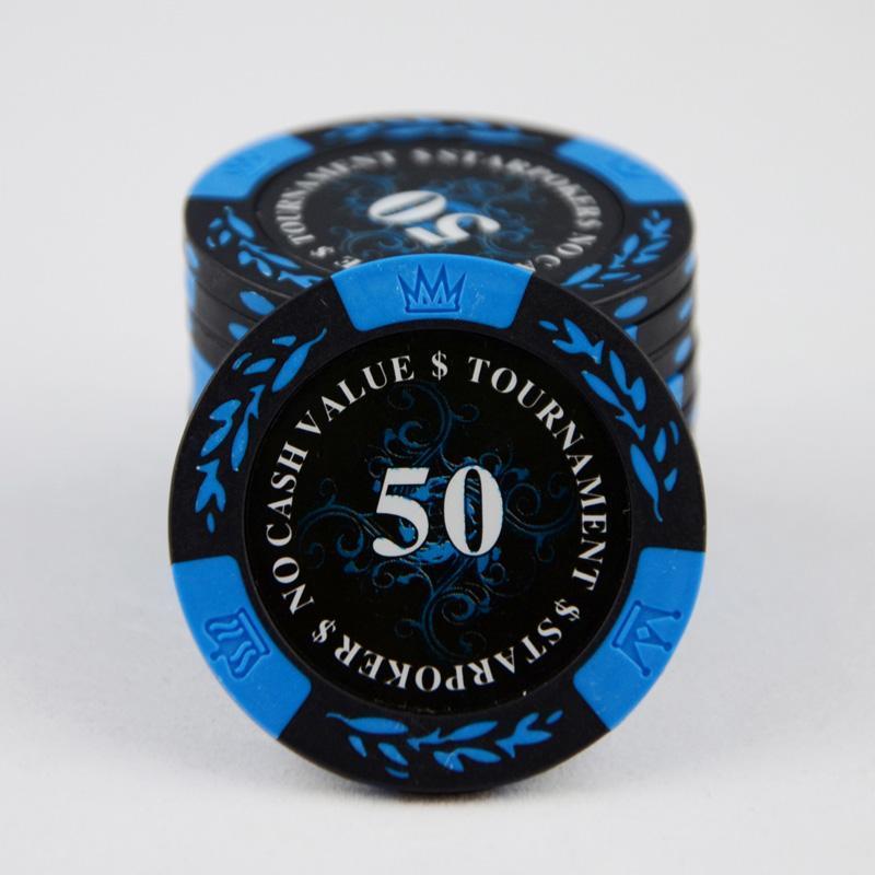 20 PCS/LOT Poker Chips High Quality 14g Clay/Iron/ABS Calssic Black