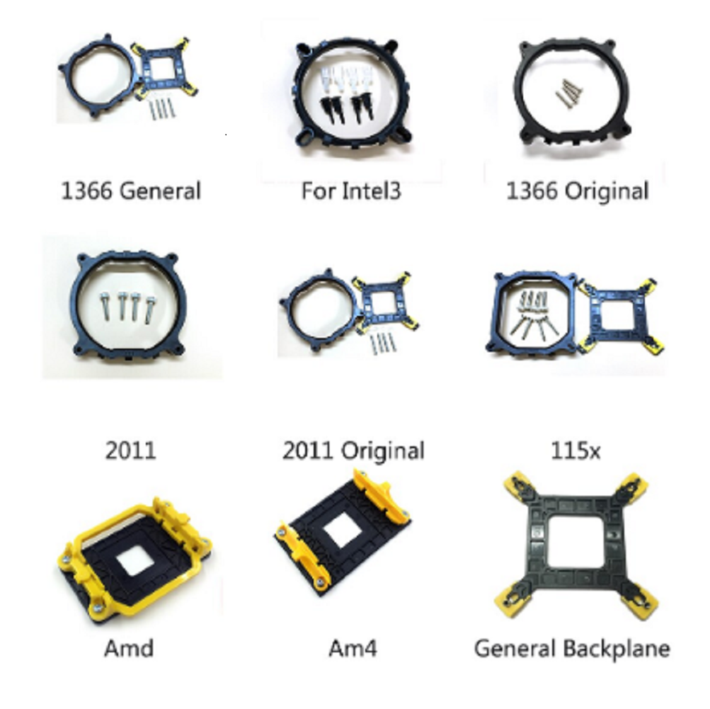 CPU Cooler Fan bracket heatsink Holder LGA 775 1150 1151 1155 1156 1366