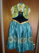 Disney Store Halloween Costume Blue Frozen Anna Dress Size 7 - 8   - $24.75